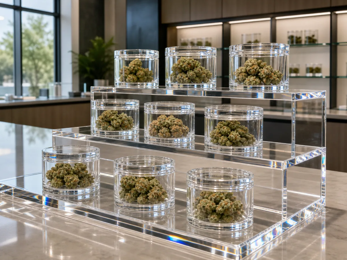 Cannabis & Dispensary acrylic displays