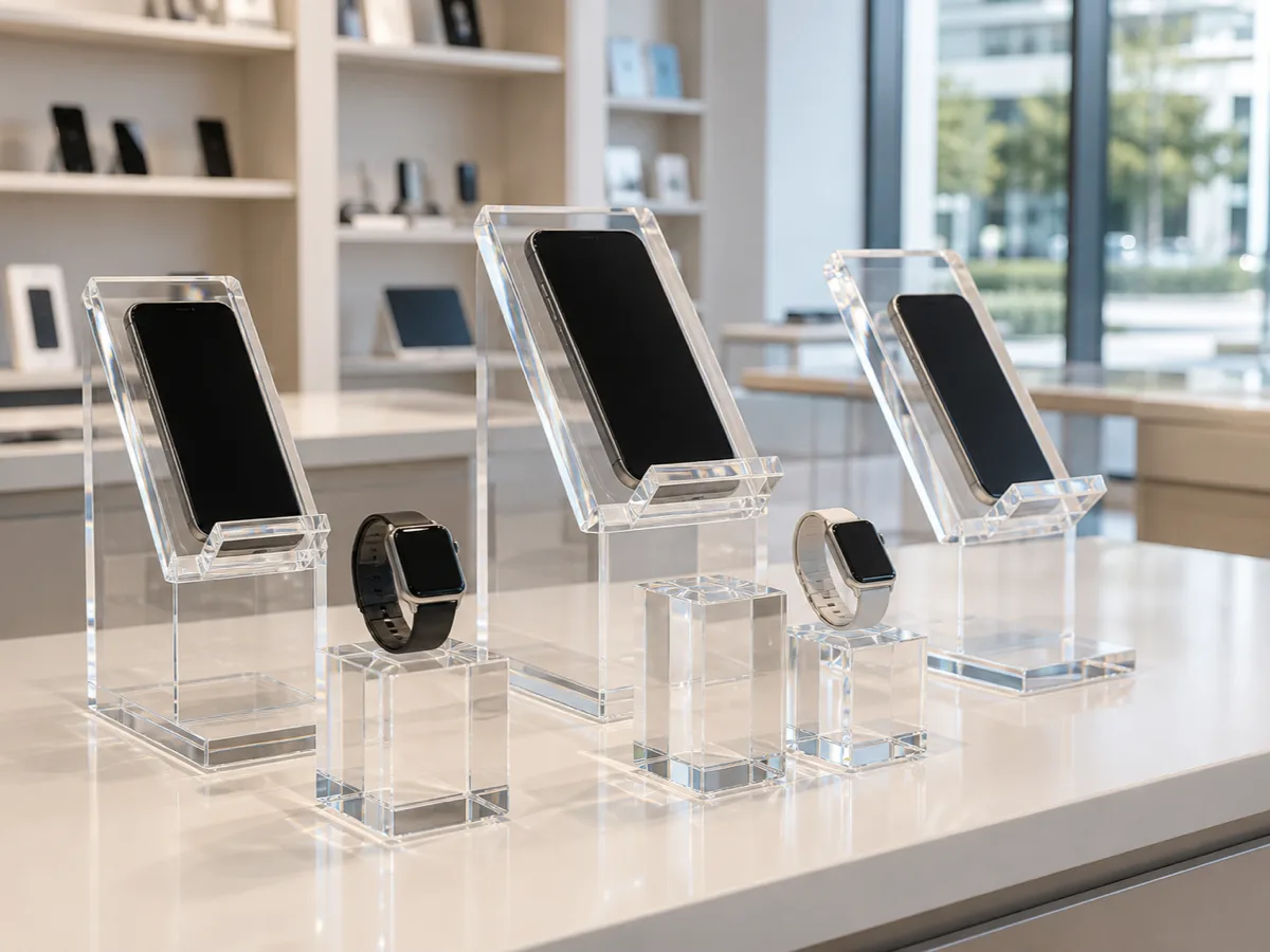 Electronics, Phone & Watch acrylic displays