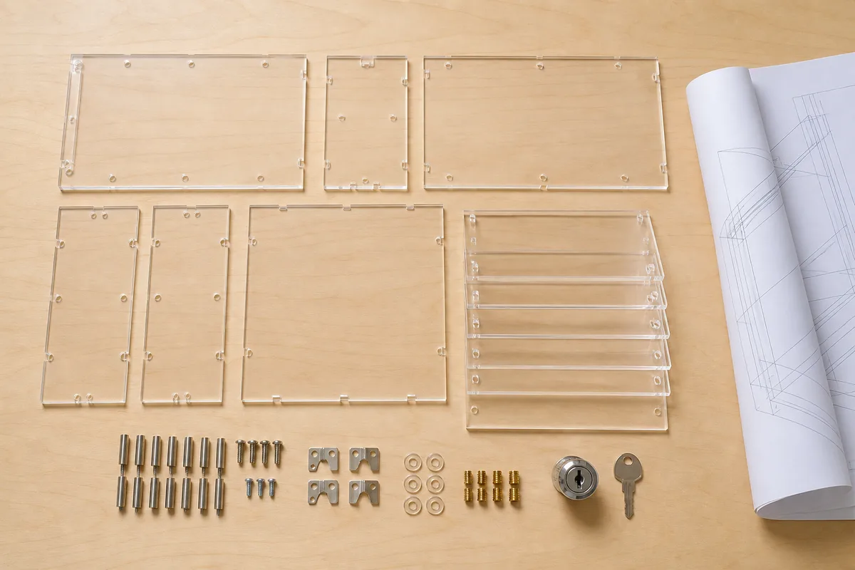Store Fixture & Buildout Firms — typical smoke shop acrylic display use case