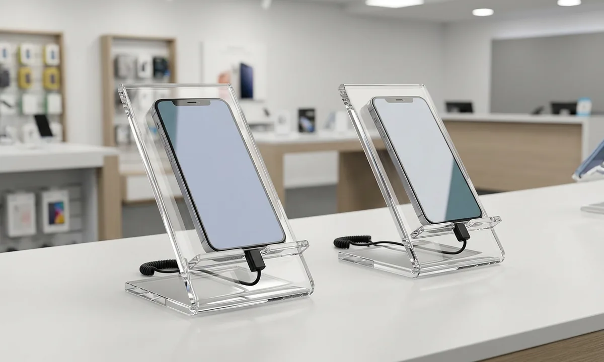 1,800 Anti-Theft Phone Display Stands for a 1,200-Door Carrier Program