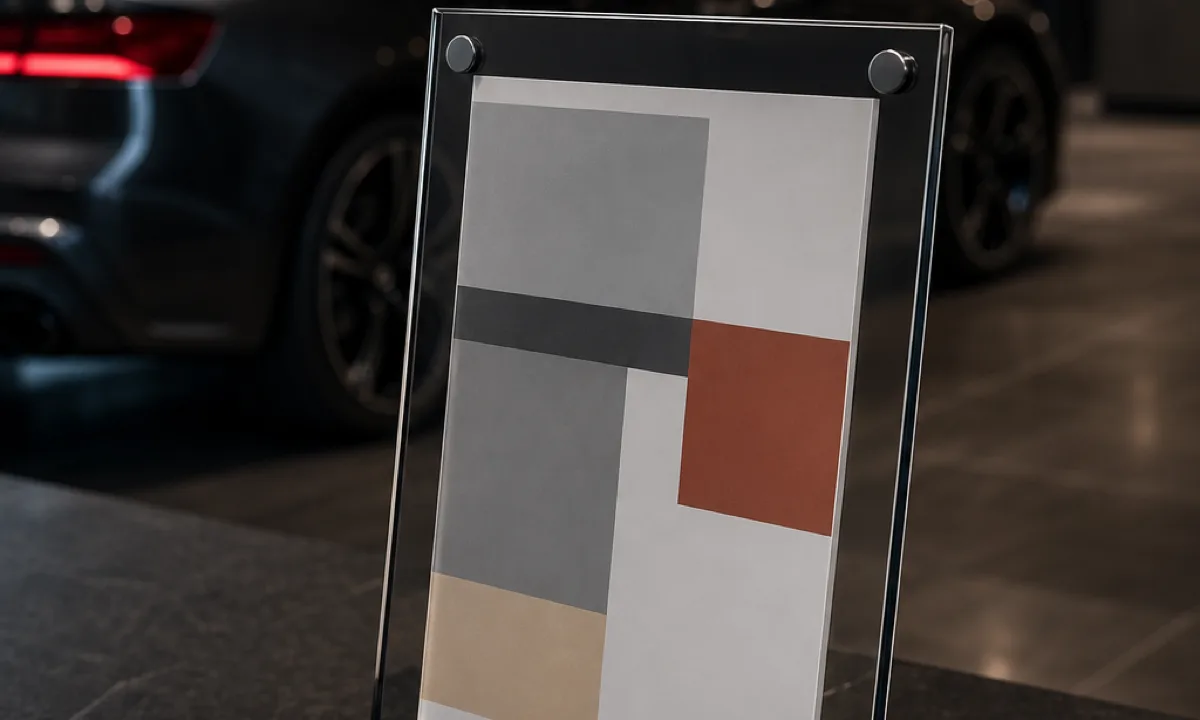 600 Custom Countertop Displays for an Automotive Showroom Rollout