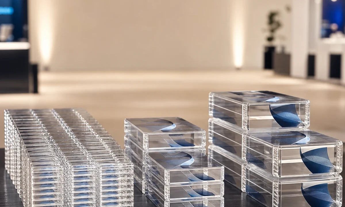 Branded Acrylic Giveaway: 1,500-Unit Trade-Show Run