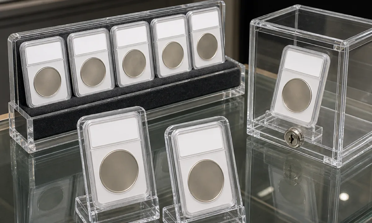 300 Coin Slab Displays Across a 6-Store Counter Refresh