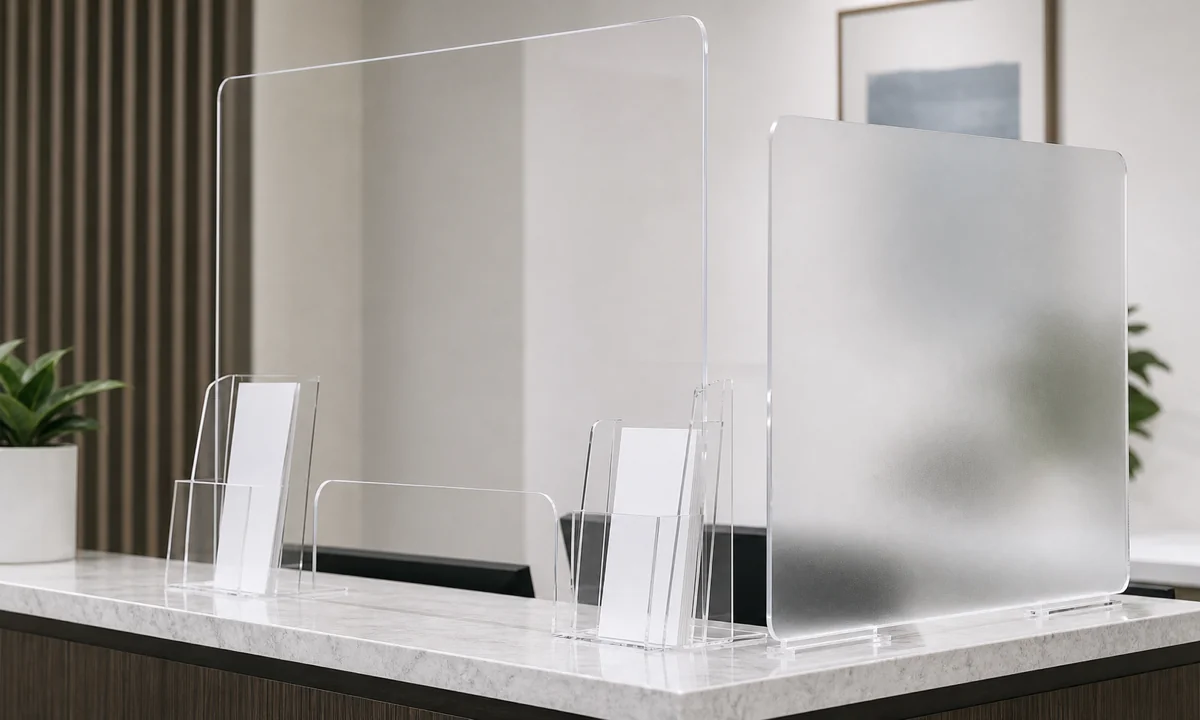 Dental Reception Acrylic Display: 6-Practice HIPAA-Compliant Rollout