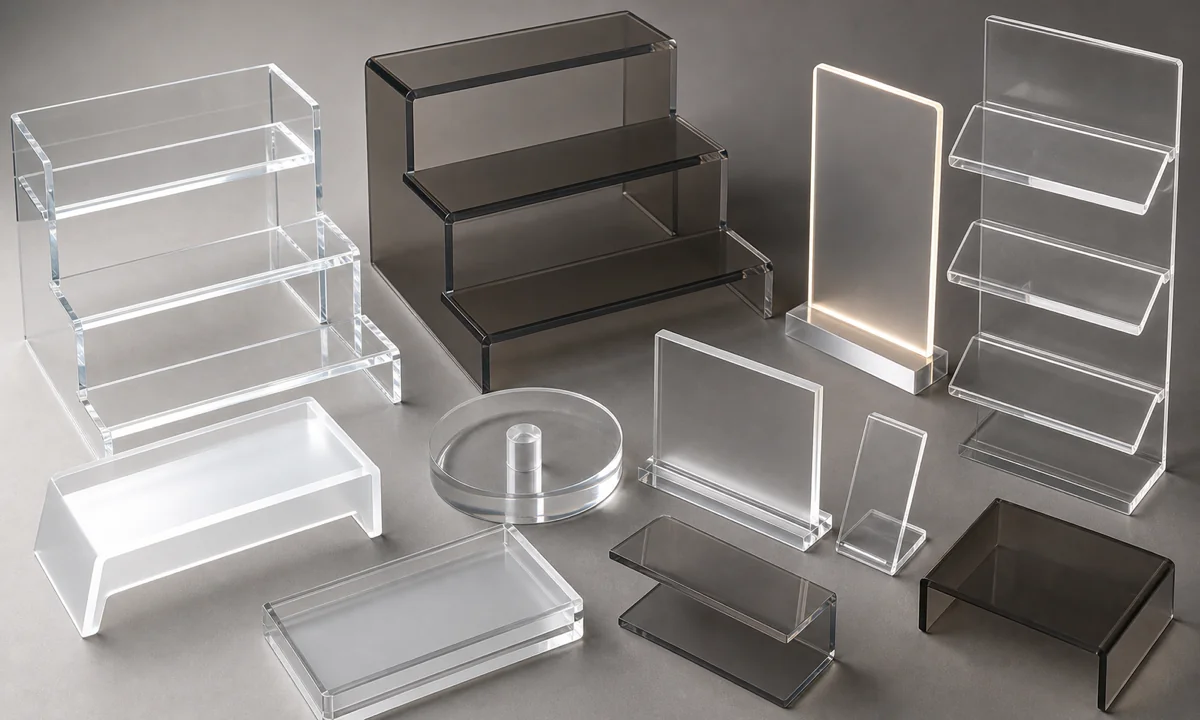 5,400 Multi-Category Acrylic Displays for a 50-Store US Retail Chain