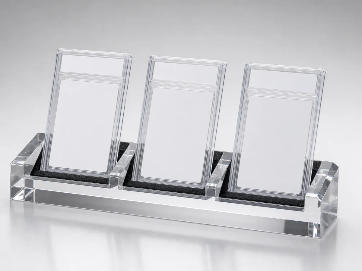 Triple PSA Slab Display Cases for a US Graded-Card Retailer