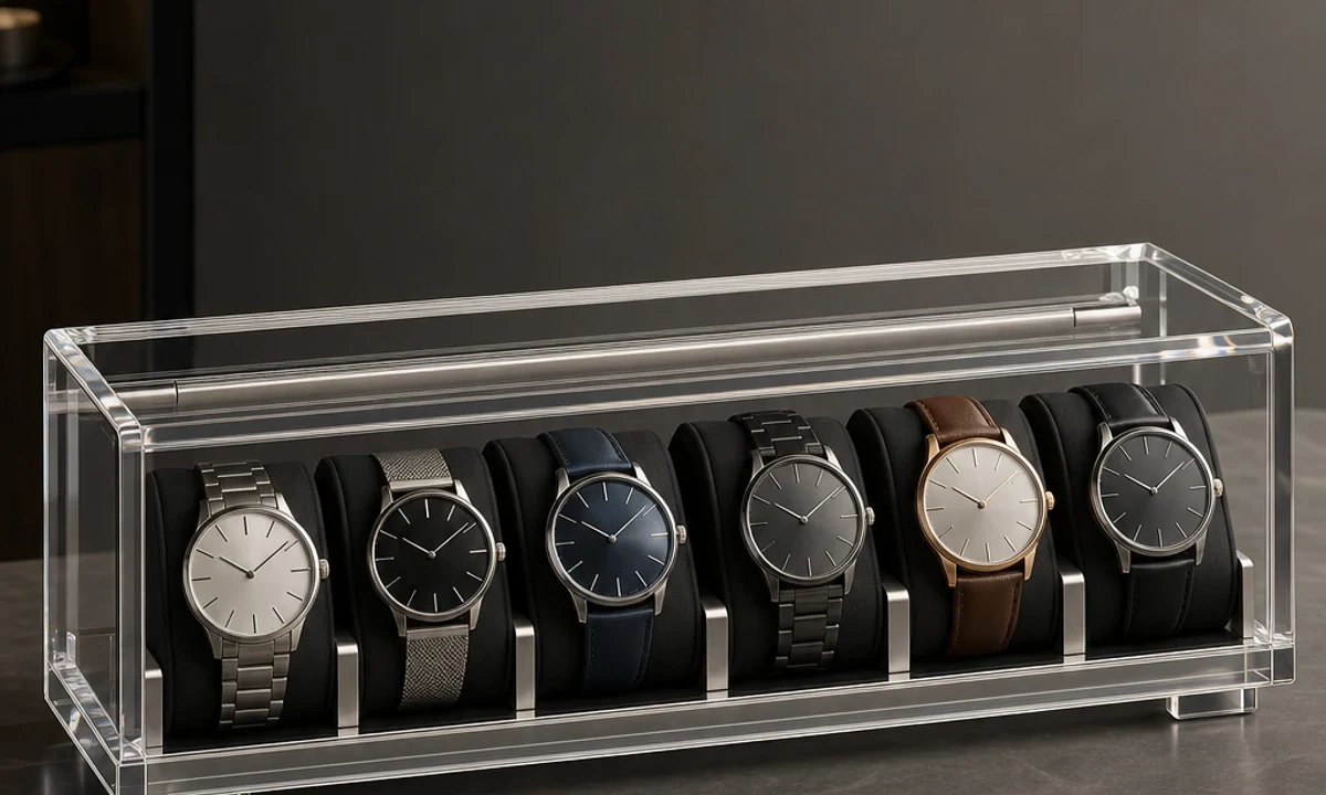 Watch Collector Display Cases: 60 Units, 4 Sizes