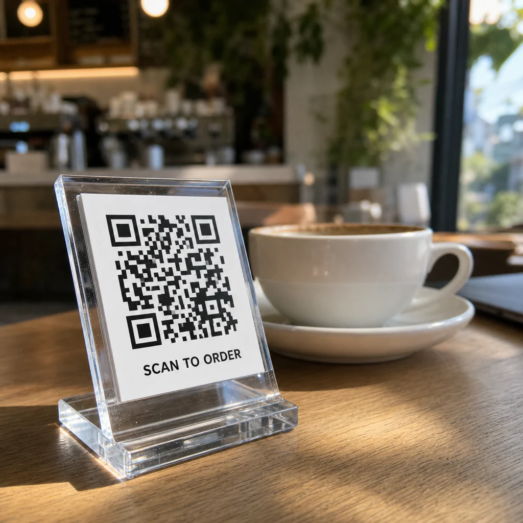 1,000+ QR Table Stand Rollout for Restaurant SaaS