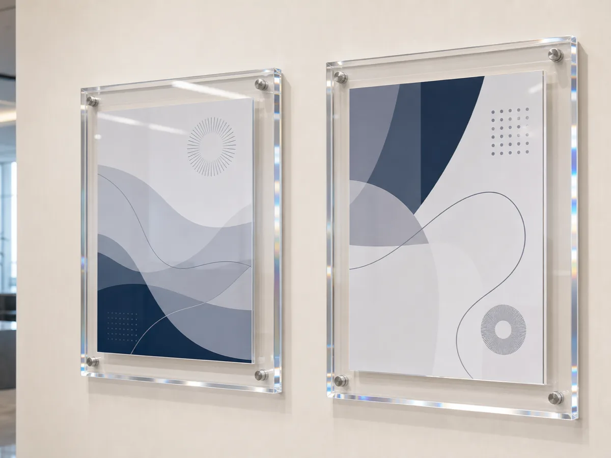 Office Lobby Graphic Frames
