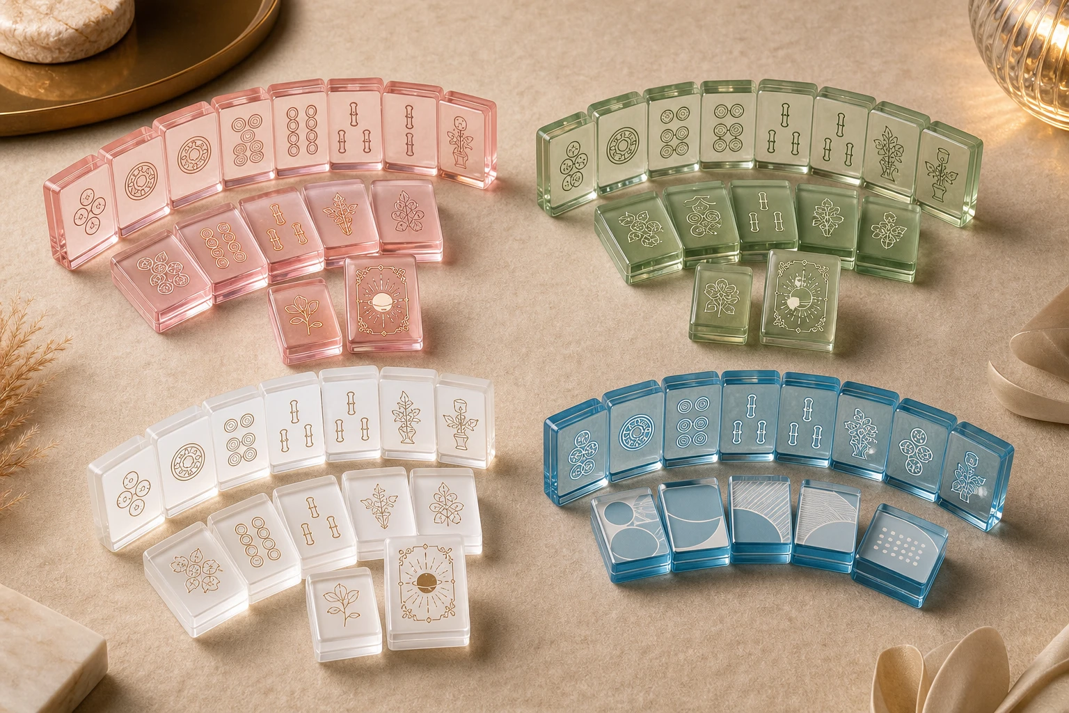 Custom Mahjong Tile OEM: 12+ Colorway Brand Launch