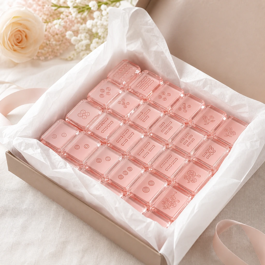 Bridal-Gifting Capsule Build — custom acrylic mahjong project