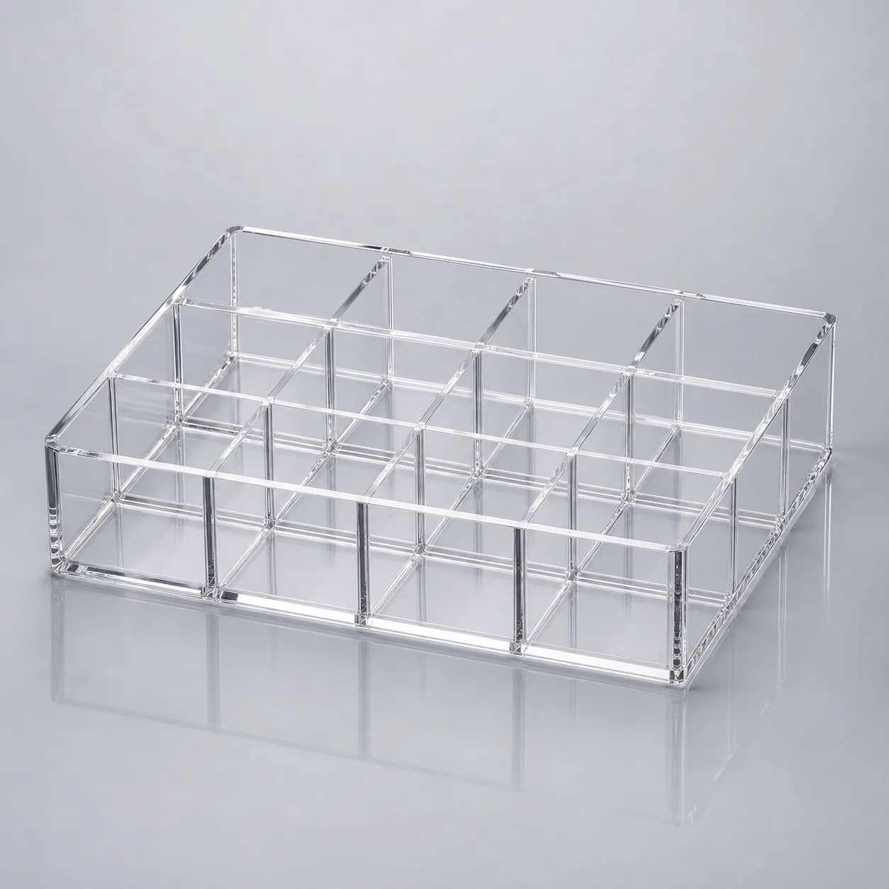 Heavy-duty acrylic drawer organizer for retail counter POS drawers